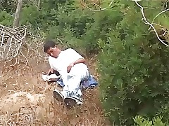 arab twink wanks his big dick